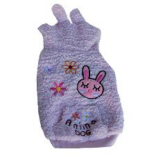 Designer Bunny Hoodie Dog Jacket - Pink