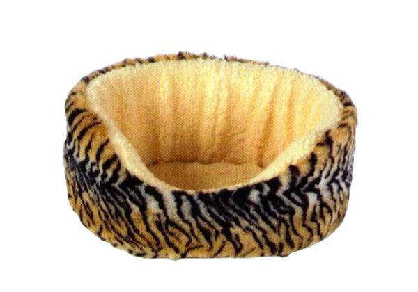 Mini dog lounger bed - tiger