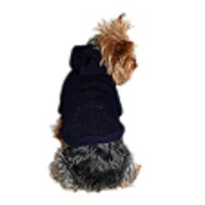 Blue pullover dog sweater
