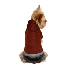 Brown pullover dog sweater