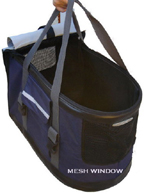 Navy blue pet hand bag carrier