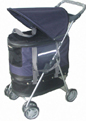 3 in 1 navy blue pet stroller