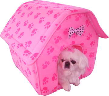 Medium Collapsible dog house (pink)