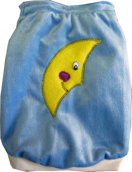 Blue Happy Moon Dog Apparel