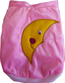 Pink Happy Moon Dog Apparel