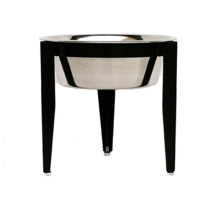 Single vision dog diner w/black stand